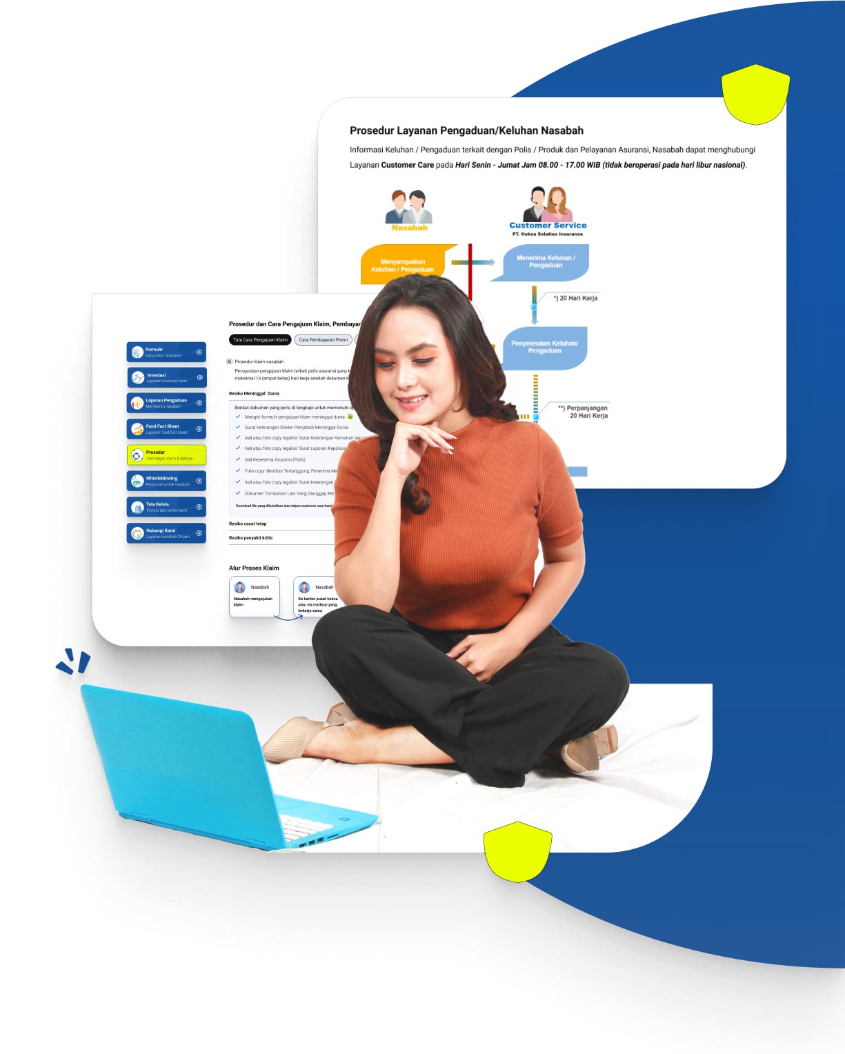 page menu layanan